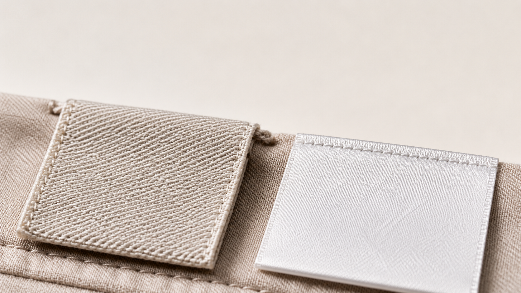 Woven vs printed labels: choosing the right garment label type